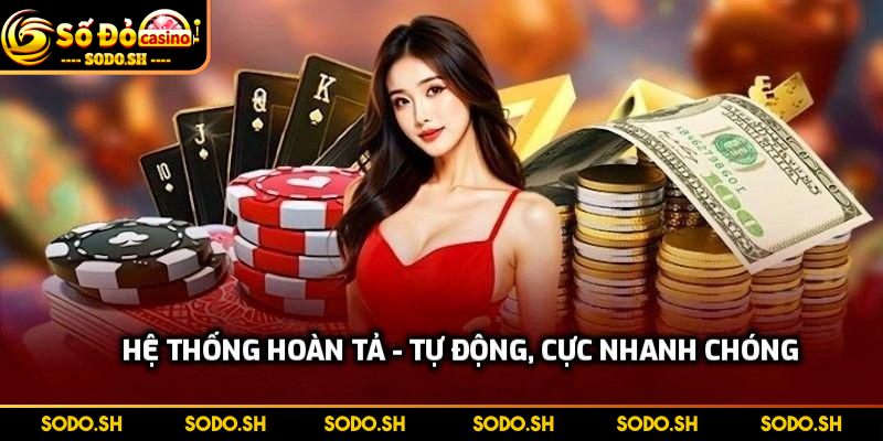 Chương Trình Hoàn Trả Casino SODO Siêu Cuốn Cho Anh Em Hệ thống hoàn tả - Tự động, cực nhanh chóng