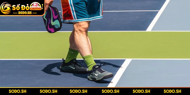 Dụng Cụ Chơi Pickleball Cần Thiết Cho Người Mới Bắt Đầu Nên chọn loại đế cứng, chịu nhiệt tốt