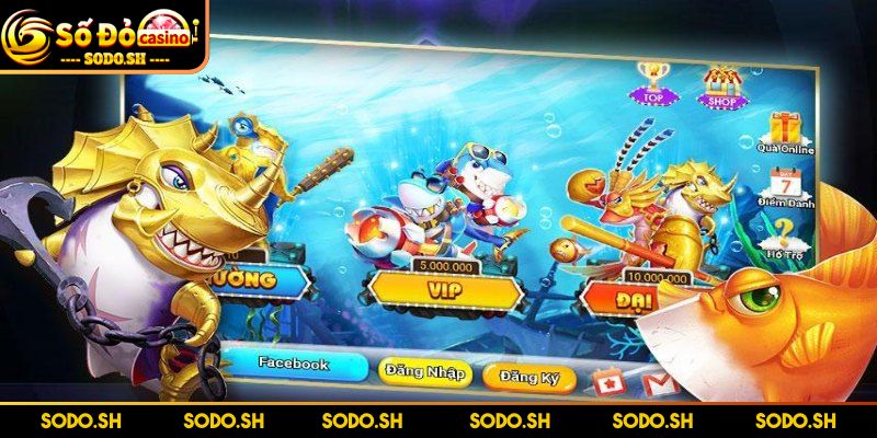 Game Bắn Cá Miễn Phí Không Cần Tải, Chơi Ngay Cùng SODO Giao diện game bắn cá miễn phí không cần tải mượt mà